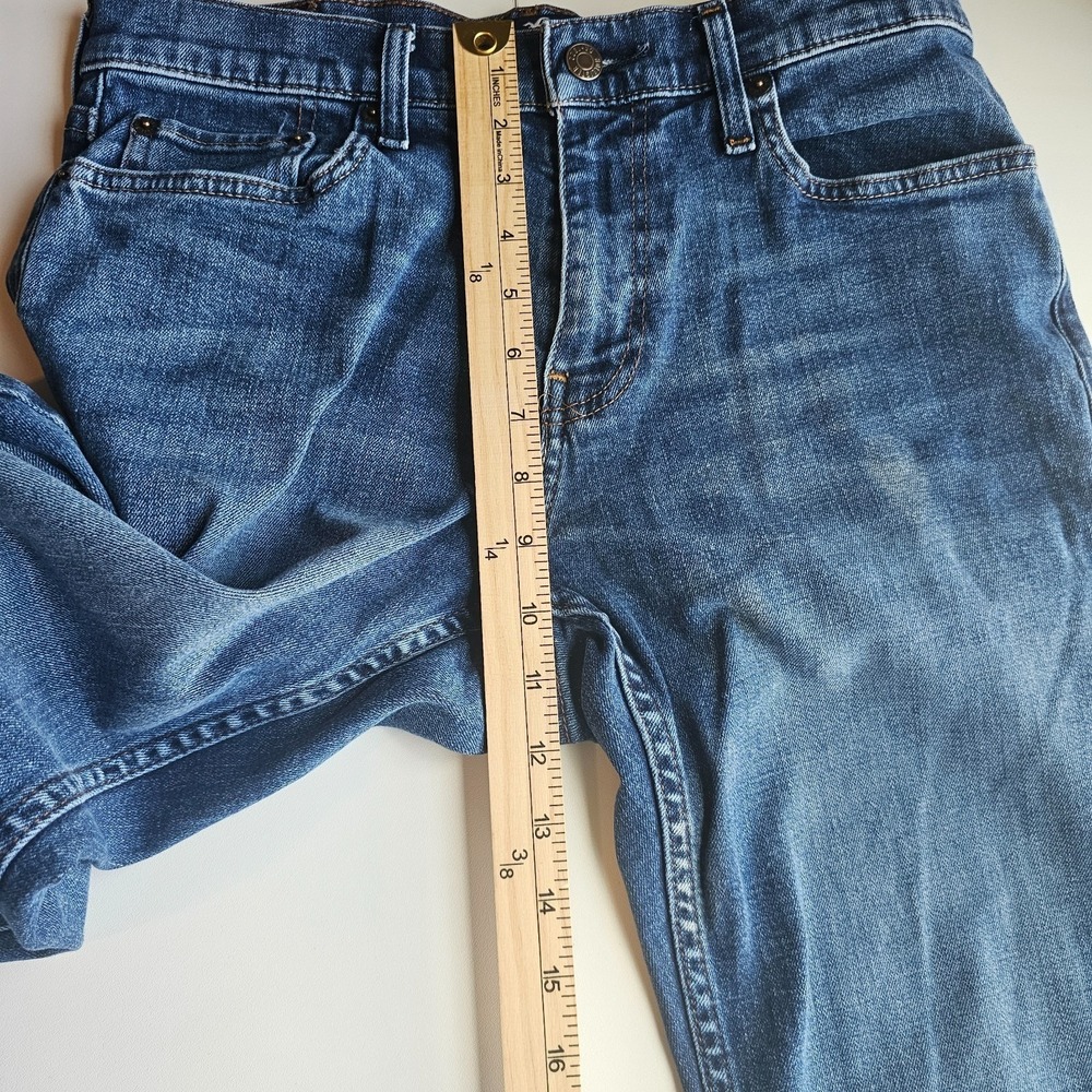 Hollister Epic Flex Bootcut Jeans Mens 31x32 Blue Denim Casual Mid Rise Preppy - Picture 7 of 10